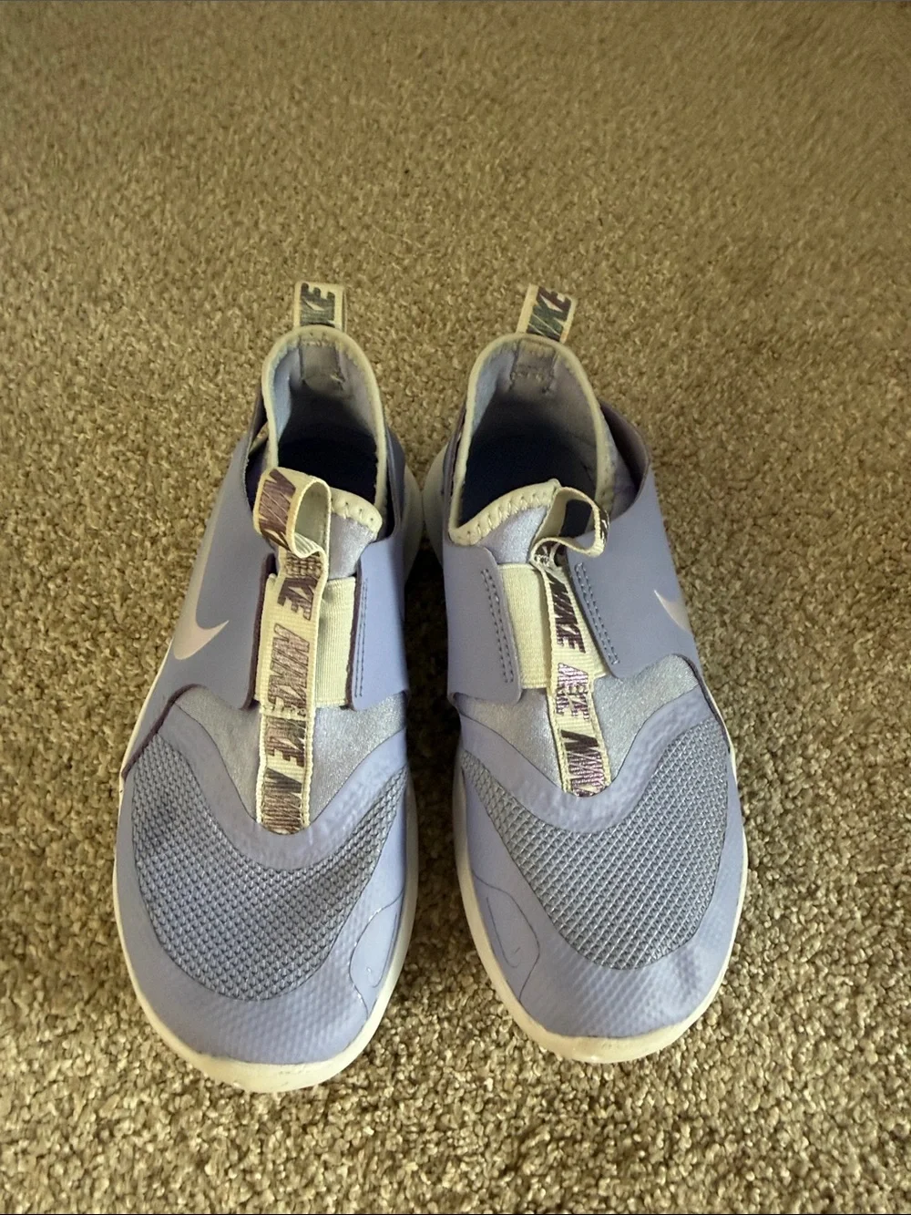Nike Kids' Flex Runner Athletic Shoes in Light Purple size 1Y